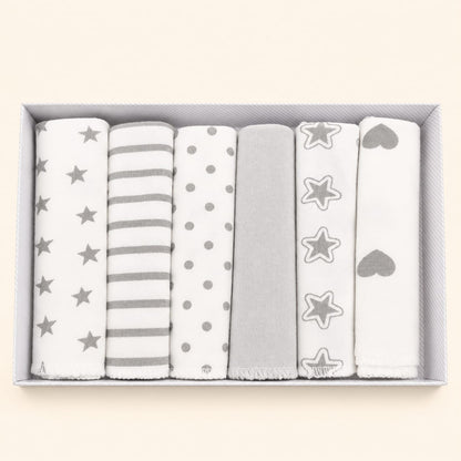 Caramell Baby Cotton Napkins – 6 Pieces
