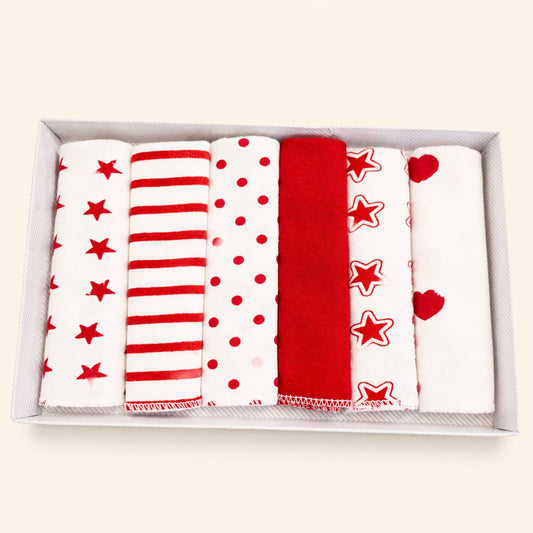 Caramell Baby Soft Cloth Set – 6 Pieces
