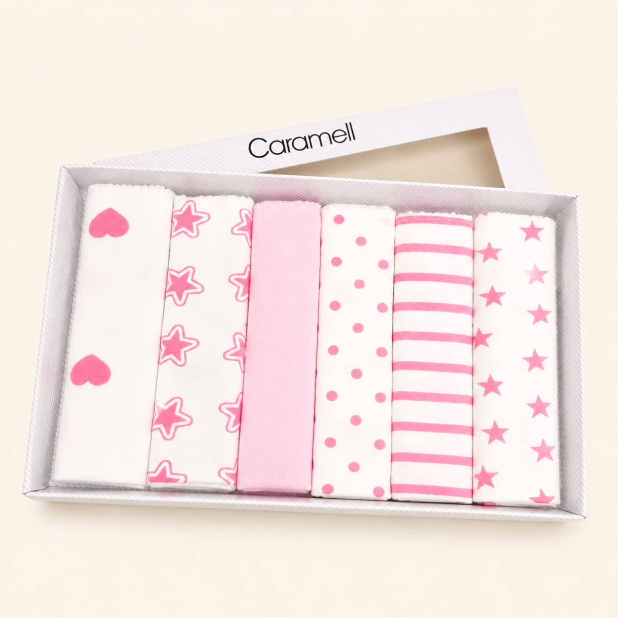 Caramell Baby Cotton Napkins – 6 Pieces