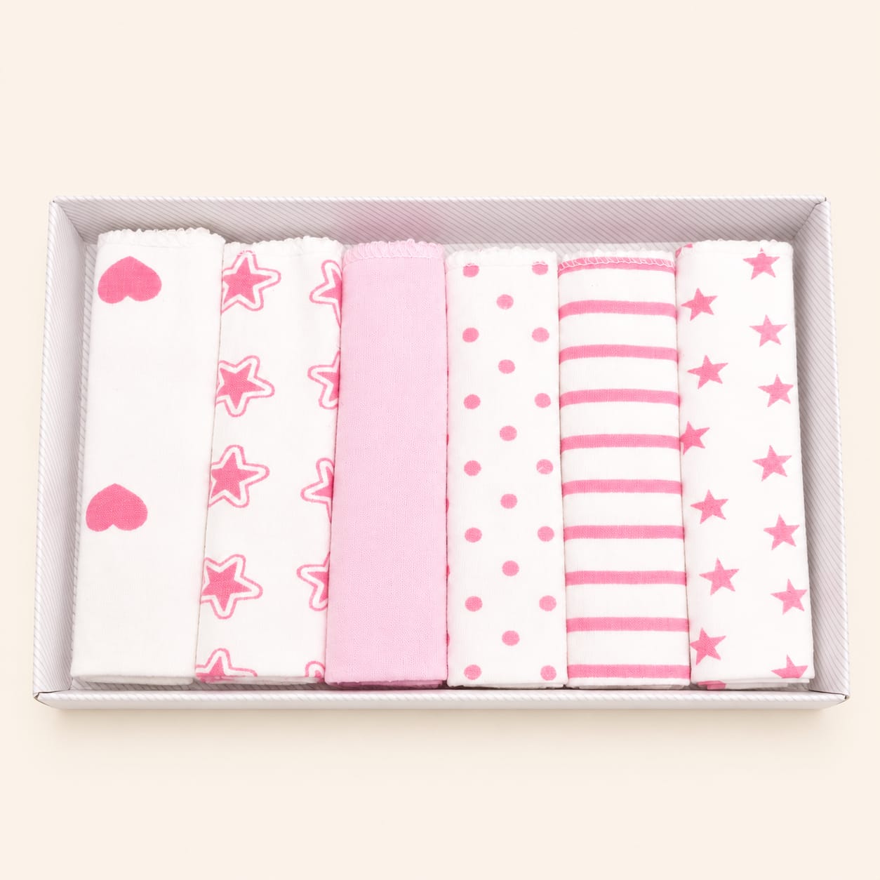 Caramell Baby Cotton Napkins – 6 Pieces