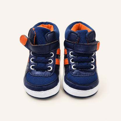 Navy Blaze Baby High-Top Sneakers