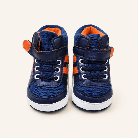 Navy Blaze Baby High-Top Sneakers