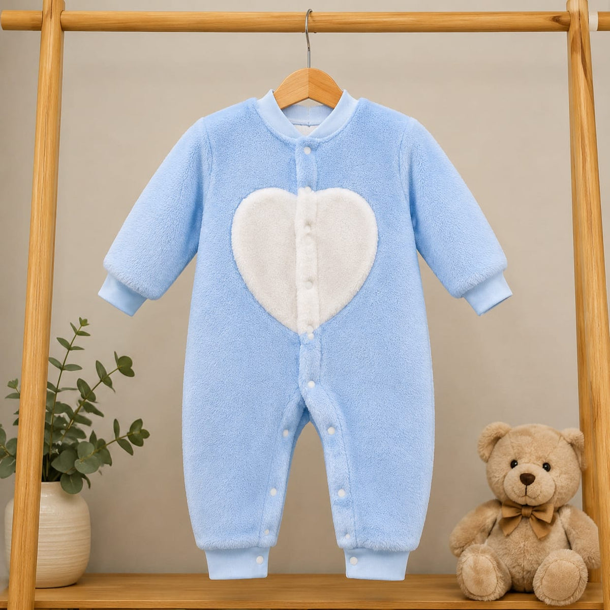 Cozy fury Baby Romper