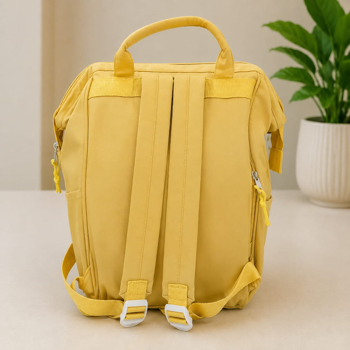 Yellow Bunny Cute Diaper Bag Backpack