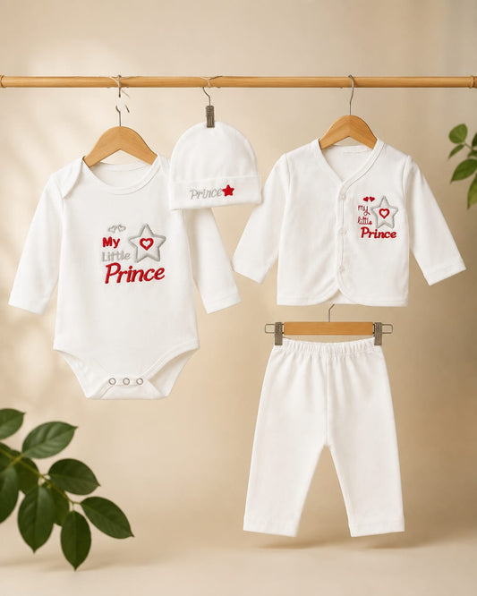 My Little Prince" White 4-Piece Gift Set