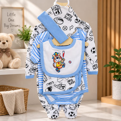 Playful Sports Tiger 5-Piece Baby Clothing Set ( Thailand )