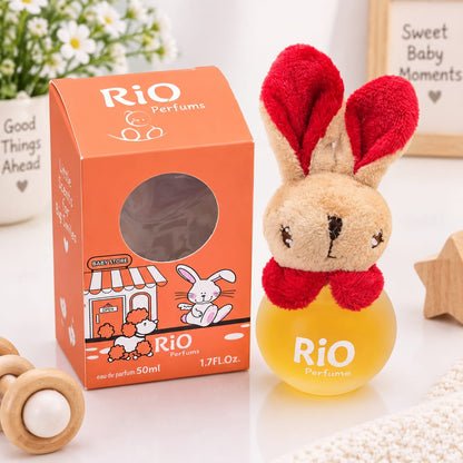 RIO Soft & Gentle Baby Eau De Parfum with Cute Plush Bunny Cap – 50ml