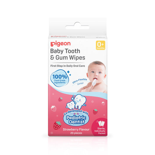 BABY TOOTH & GUM WIPES STRAWBERRY 20S
