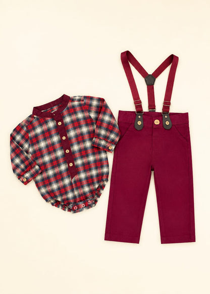 Little Gentleman Suspender Set