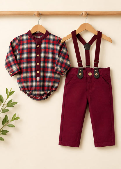 Little Gentleman Suspender Set