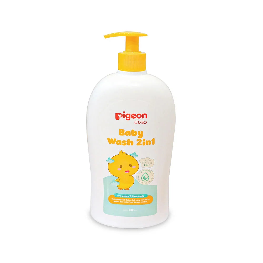 PIGEON JOJOBA BABY WASH 2IN1 700ML