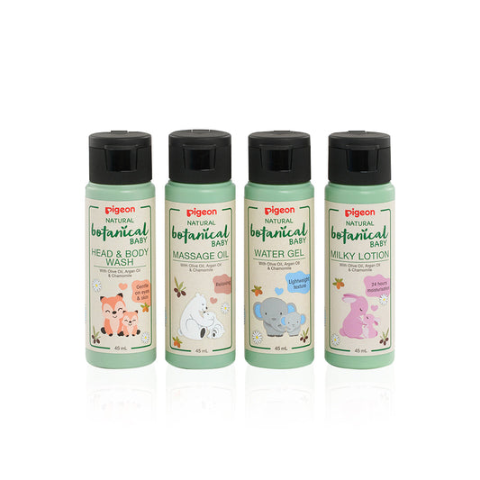 Natural Botanical Baby Travel Set